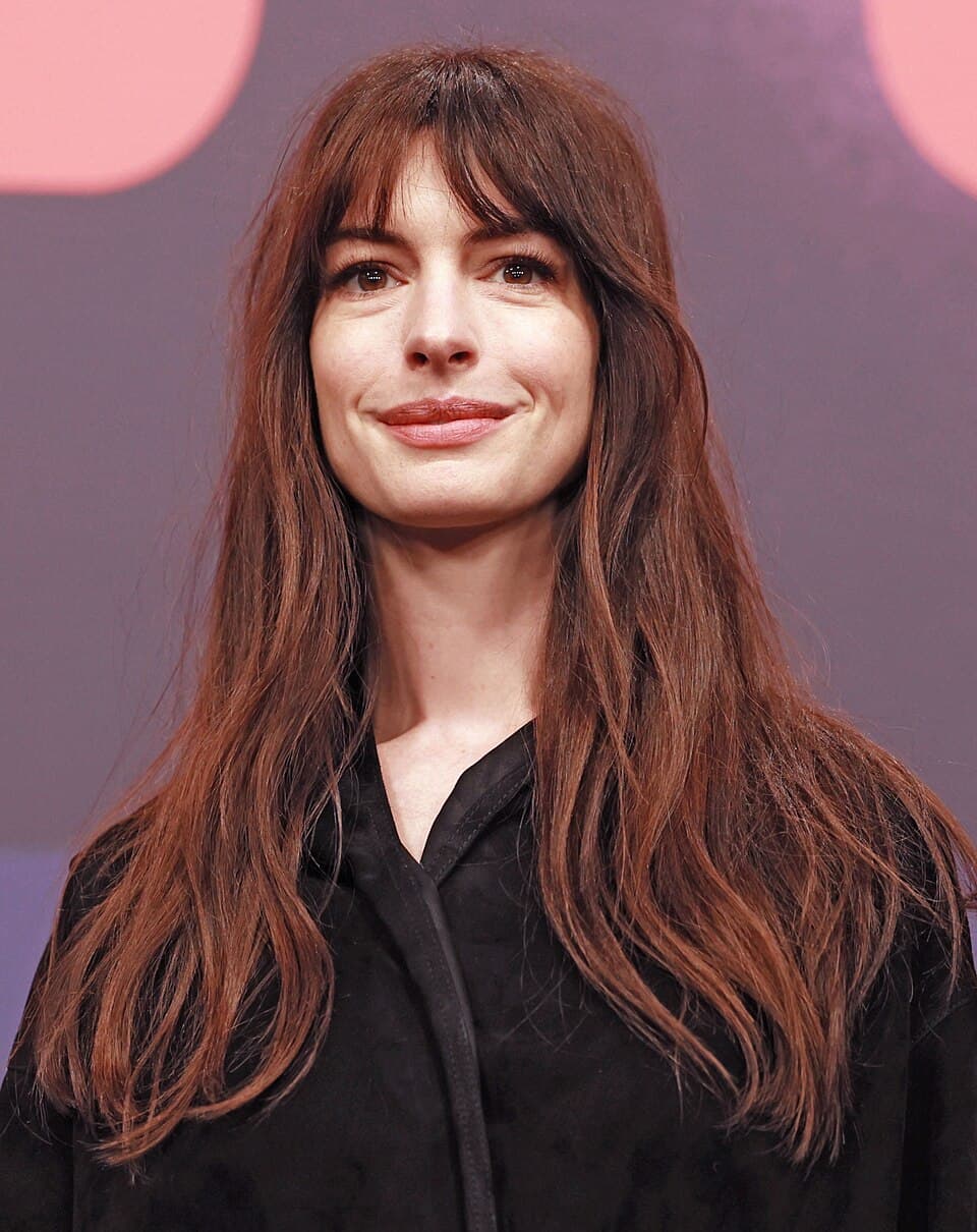 Anne Hathaway in an editorial portrait