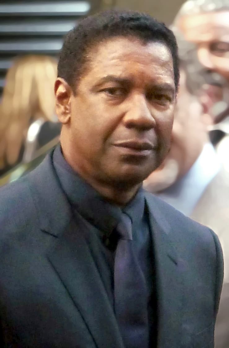 Denzel Washington at a public film event