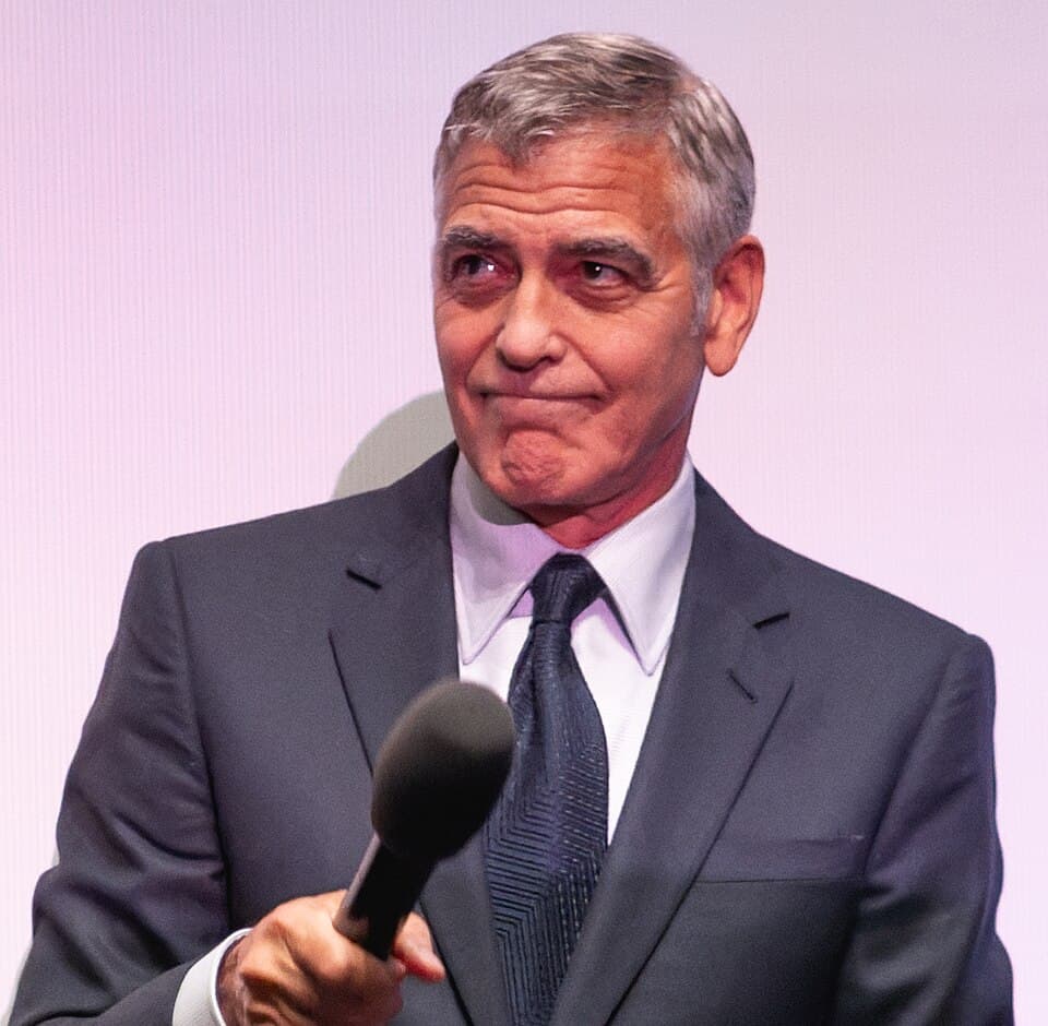 George Clooney at a public film event