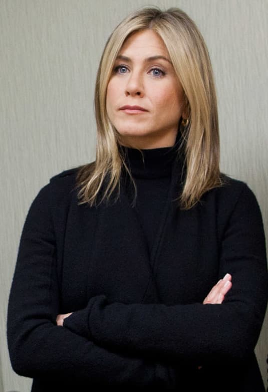 Jennifer Aniston during a visit to the Inova Breast Care Center