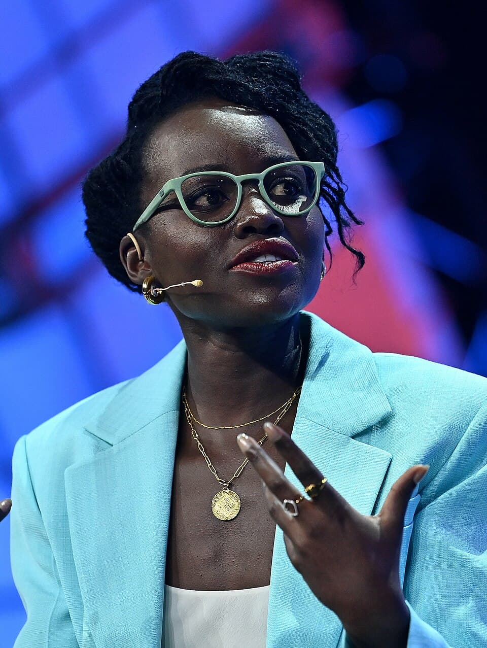 Lupita Nyong'o in an editorial portrait