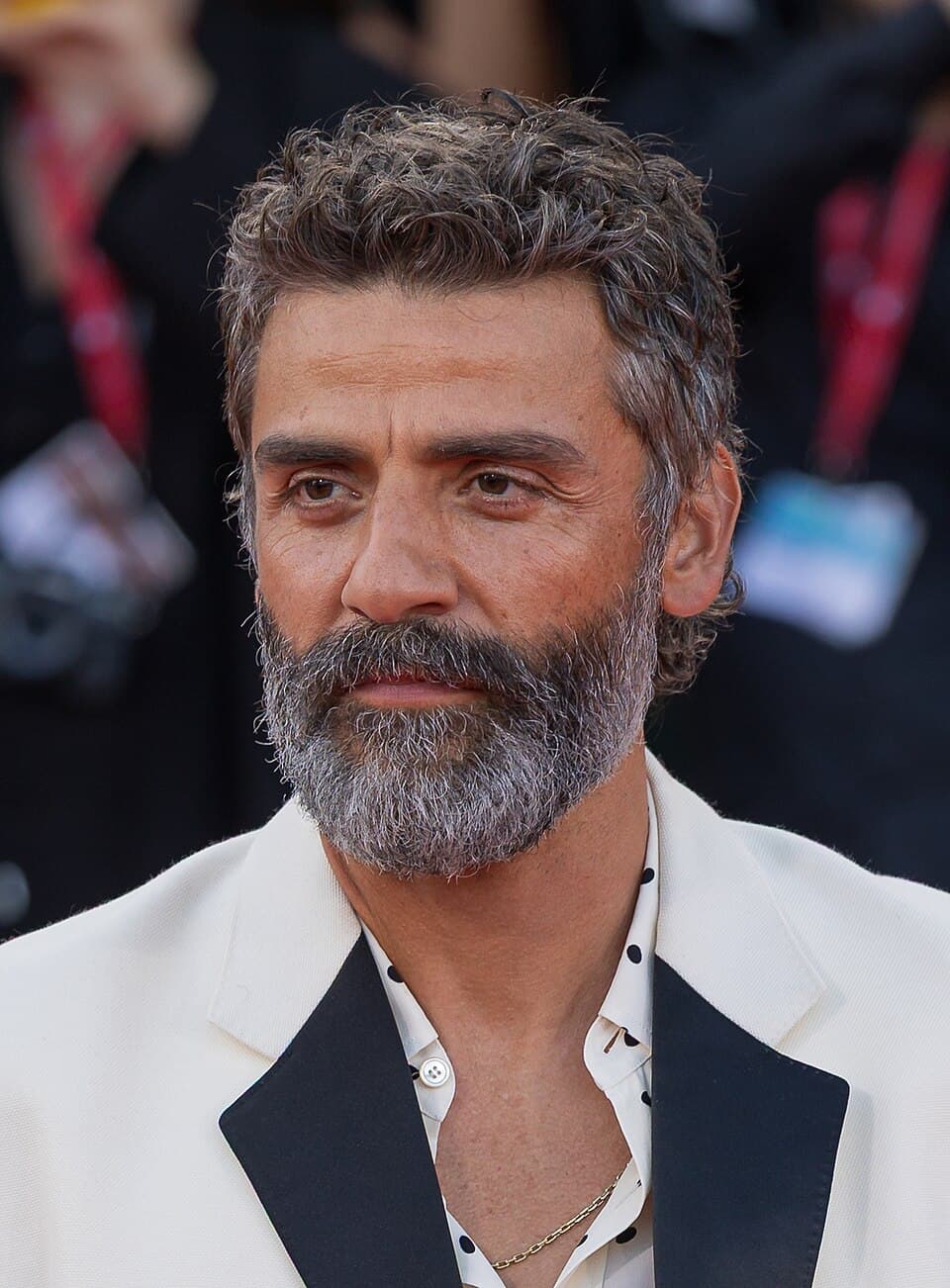 Oscar Isaac at a public international film festival