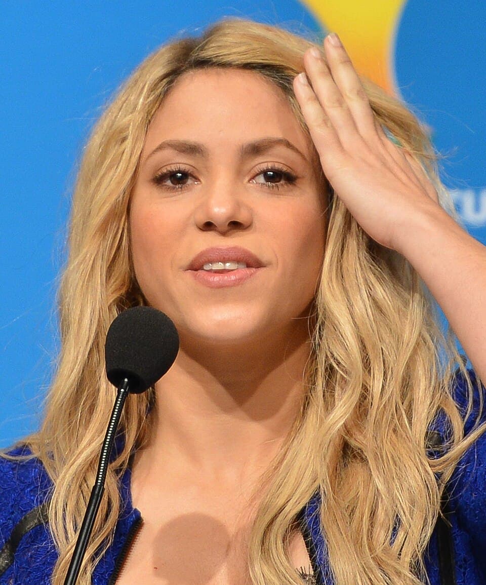 Shakira at a public media event