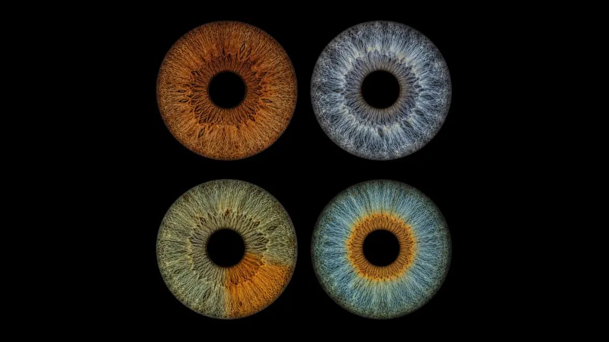 Four-irises atlas of complete, sectoral and central heterochromia patterns