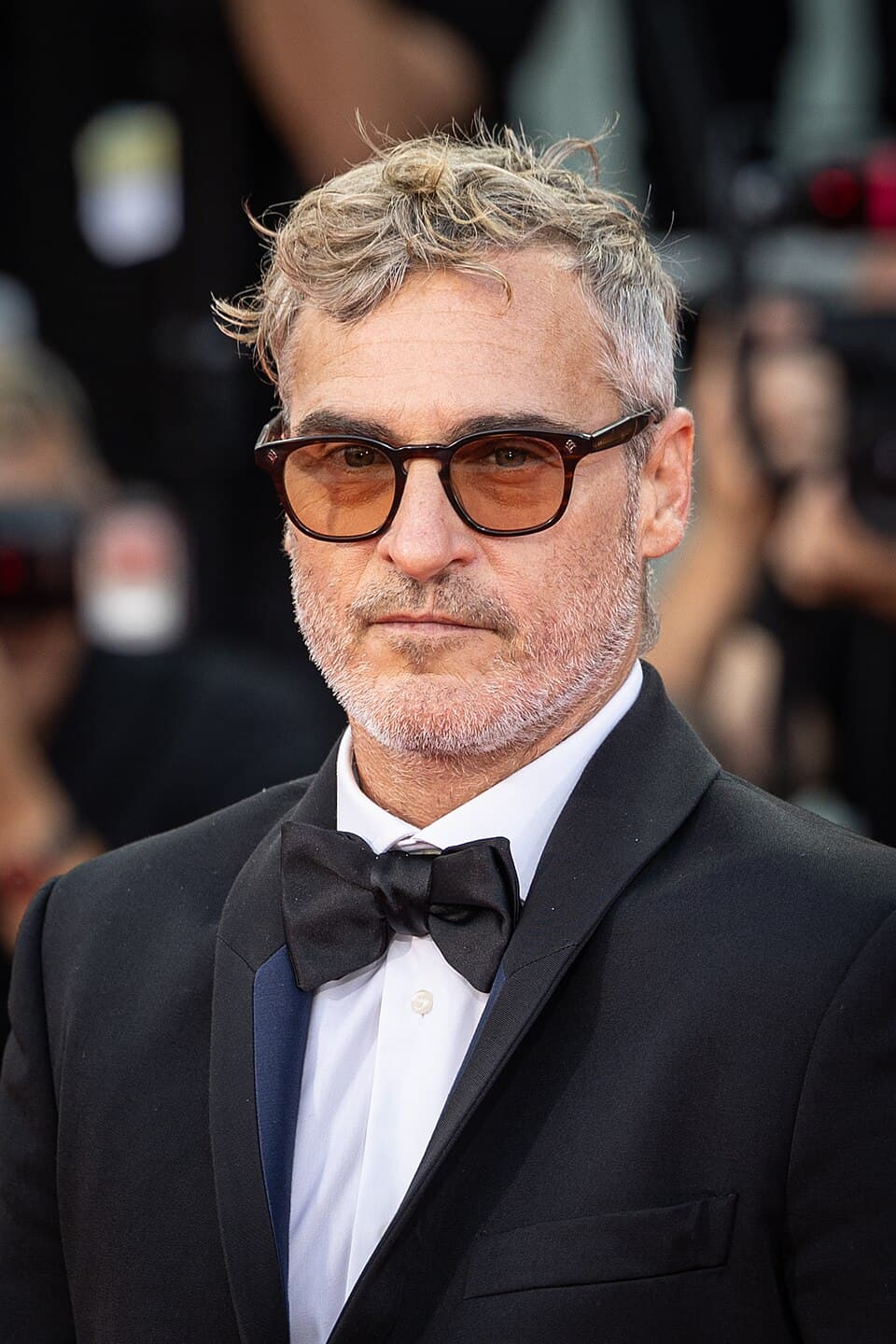 Joaquin Phoenix at a public film festival