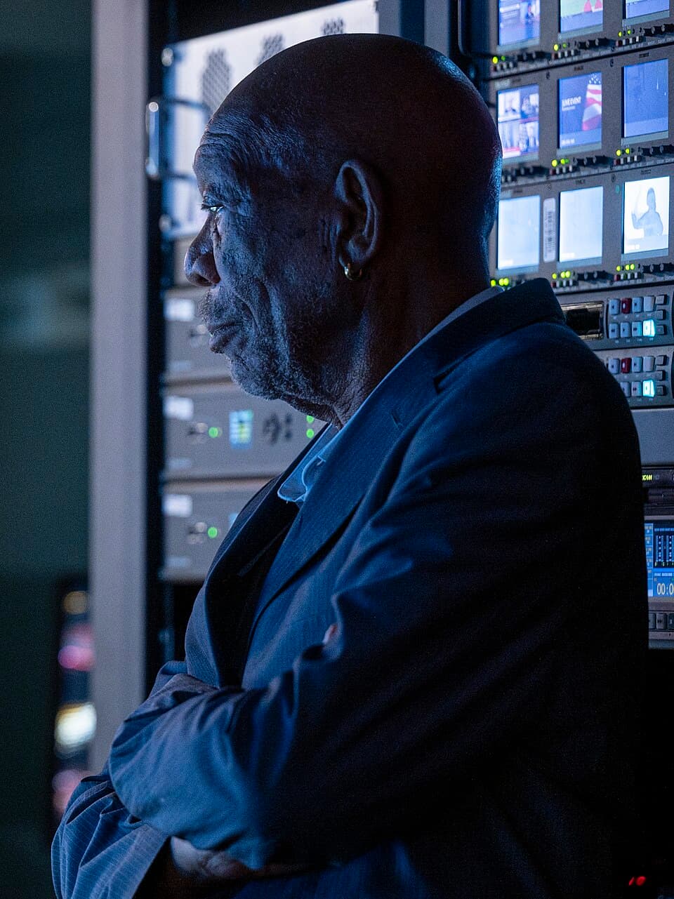 Morgan Freeman at a public documentary event