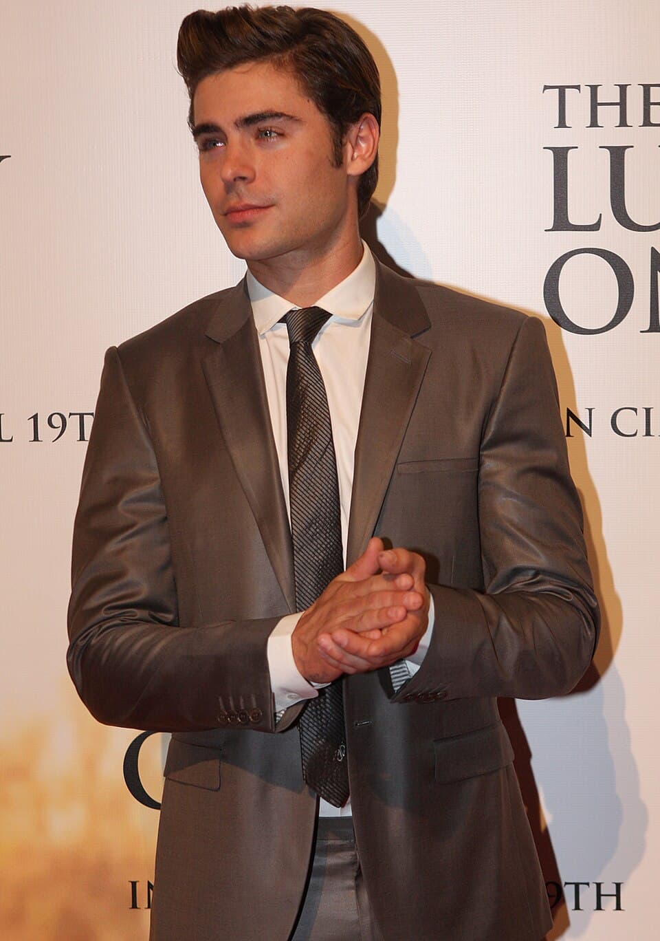 Zac Efron at a public film premiere